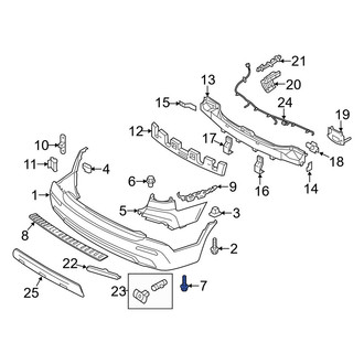 Kia OE - Bumper Impact Bar Bolt