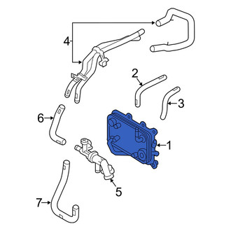 Kia OE - Automatic Transmission Oil Cooler