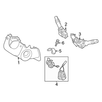 Kia OE - Steering Column - Shroud, Switches & Levers