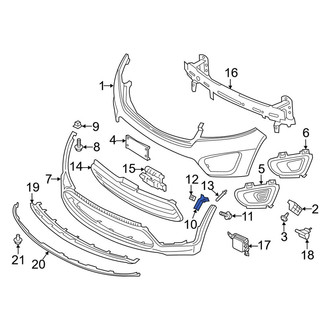 Kia OE - Left Wheel Arch Molding Bracket