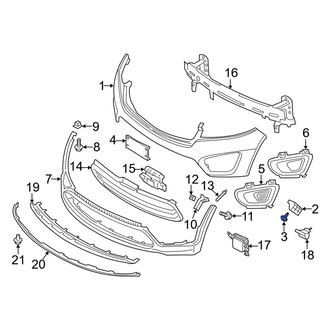 Kia OE - Bumper Cover Screw