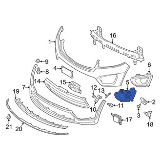 Kia OE - Front Left Fog Light Trim