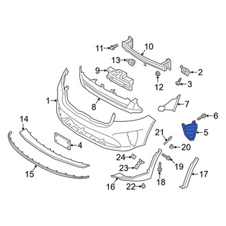 Kia OE - Front Left Fog Light Trim