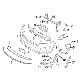Kia OE - Front Bumper - Bumper & Components
