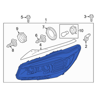 Kia OE - Front Right Headlight Assembly
