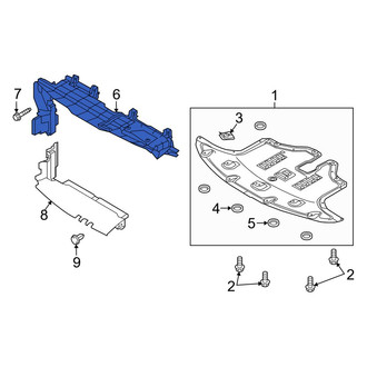 Kia OE - Front Upper Radiator Support Air Duct