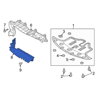 Kia OE - Front Lower Radiator Support Air Duct
