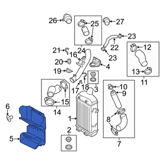 Kia OE - Rear Engine Air Intake Hose