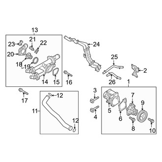 Kia OE - Engine Coolant Thermostat Kit