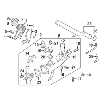 Kia OE - Cooling - Water Pump (3.3L)