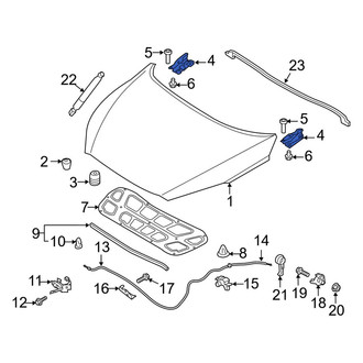 Kia OE - Front Left Hood Hinge