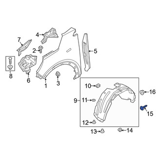 Kia OE - Bumper Cover Screw