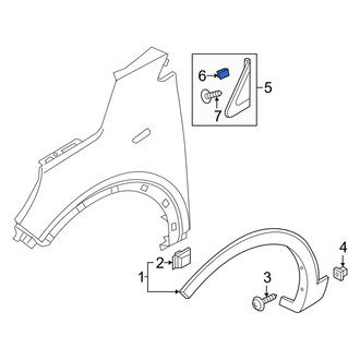 Kia OE - Fender Molding Retainer