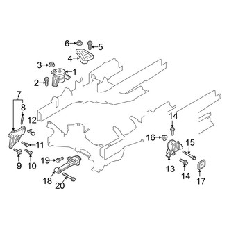 Kia OE - Engine / Transaxle - Engine & Transmission Mounting (2.0L)