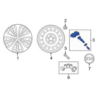 Kia OE - Tire Pressure Monitoring System (TPMS) Sensor