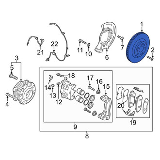 Kia OE - Front Disc Brake Rotor