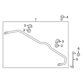 Kia OE - Front Suspension - Stabilizer Bar & Components (EX / L / LX / SX / SX Limited)