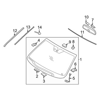 Kia OE - Windshield - Glass