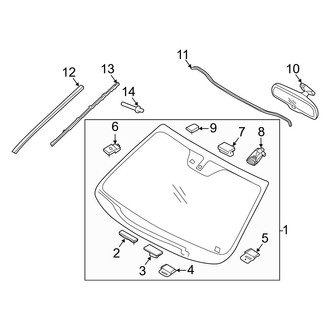 Kia OE - Windshield - Glass