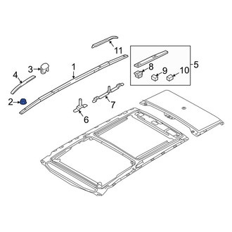 Kia OE - Front Bumper Impact Bar Nut