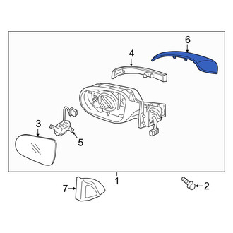 Kia OE - Front Right Door Mirror Cover
