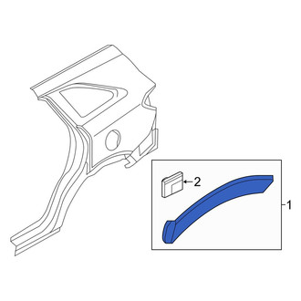 Kia OE - Front Right Wheel Arch Molding