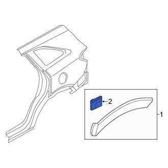 Kia OE - Rocker Panel Molding Clip