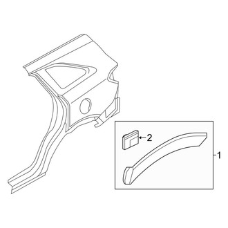 Kia OE - Quarter Panel - Exterior Trim