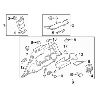 Kia OE - Quarter Panel - Interior Trim (W/O 7 Passenger, With Subwoofer)