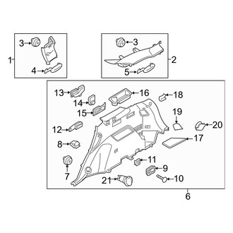 Kia OE - Quarter Panel - Interior Trim (With 7 Passenger, W/O Subwoofer)