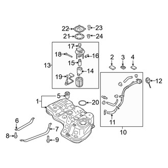 Kia OE - Fuel System Components