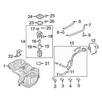 Kia OE - Fuel System Components