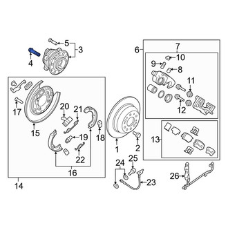 Kia OE - Axle Hub Mounting Bolt