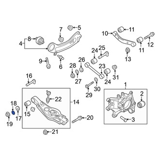 Kia OE - Lower Suspension Control Arm Washer