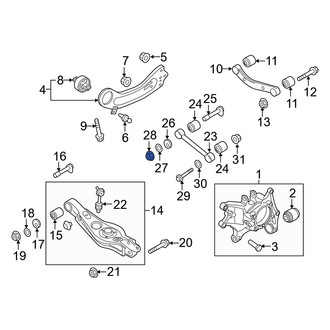 Kia OE - Lower Suspension Strut Nut