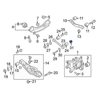 Kia OE - Lower Suspension Strut Nut