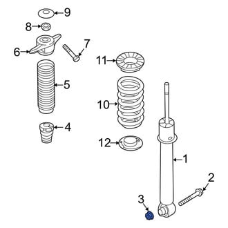 Kia OE - Lower Outer Suspension Control Arm Nut