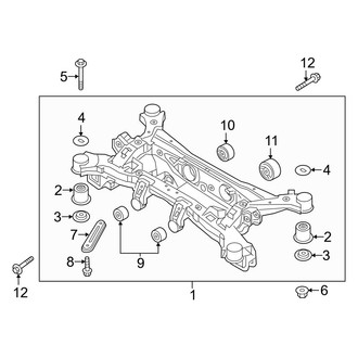 Kia OE - Rear Suspension - Suspension Mounting (AWD)