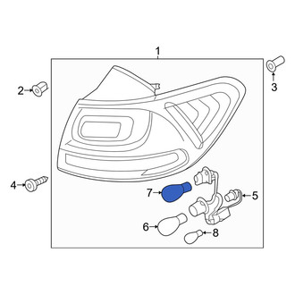 Kia OE - Rear Back Up Light Bulb