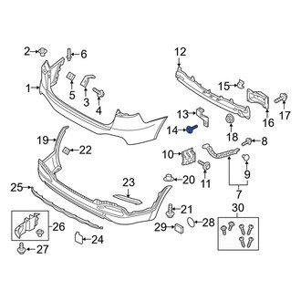 Kia OE - Fuel Tank Access Cover Screw