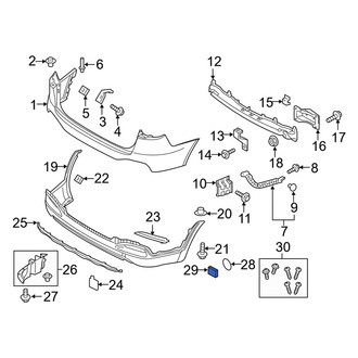 Kia OE - Rear License Plate Frame