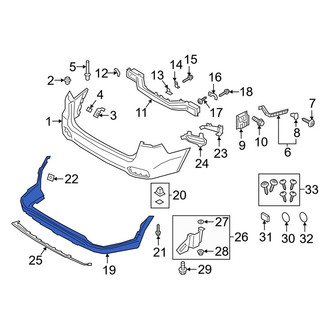 Kia OE - Rear Lower Bumper Cover