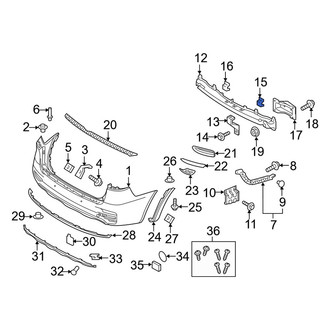 Kia OE - Lower Bumper Impact Bar Bracket