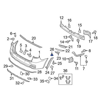 Kia OE - Rocker Panel Molding Clip