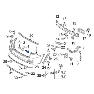 Kia OE - Bumper Impact Bar Bolt