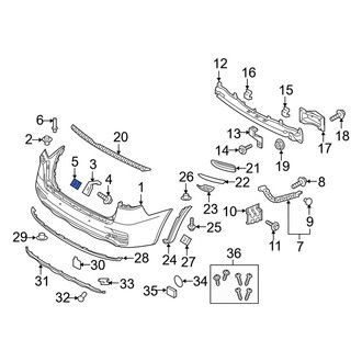 Kia OE - Wheel Arch Molding Nut
