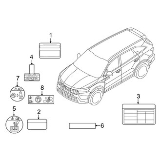Kia OE - Information Labels - Labels