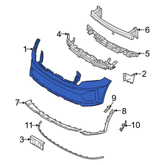 Kia OE - Rear Upper Bumper Cover