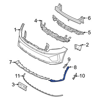 Kia OE - Front Left Bumper Trim