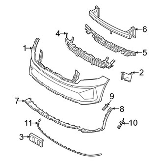 Kia OE - Front Bumper - Bumper & Components (EX / S / SX / SX Prestige)